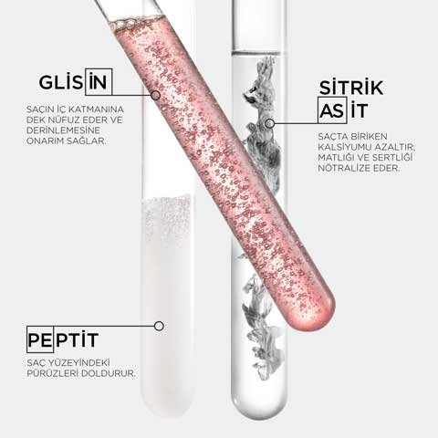 Bain Decalcifiant Réparateur Yıpranmış Saçlar İçin Çift Etkili