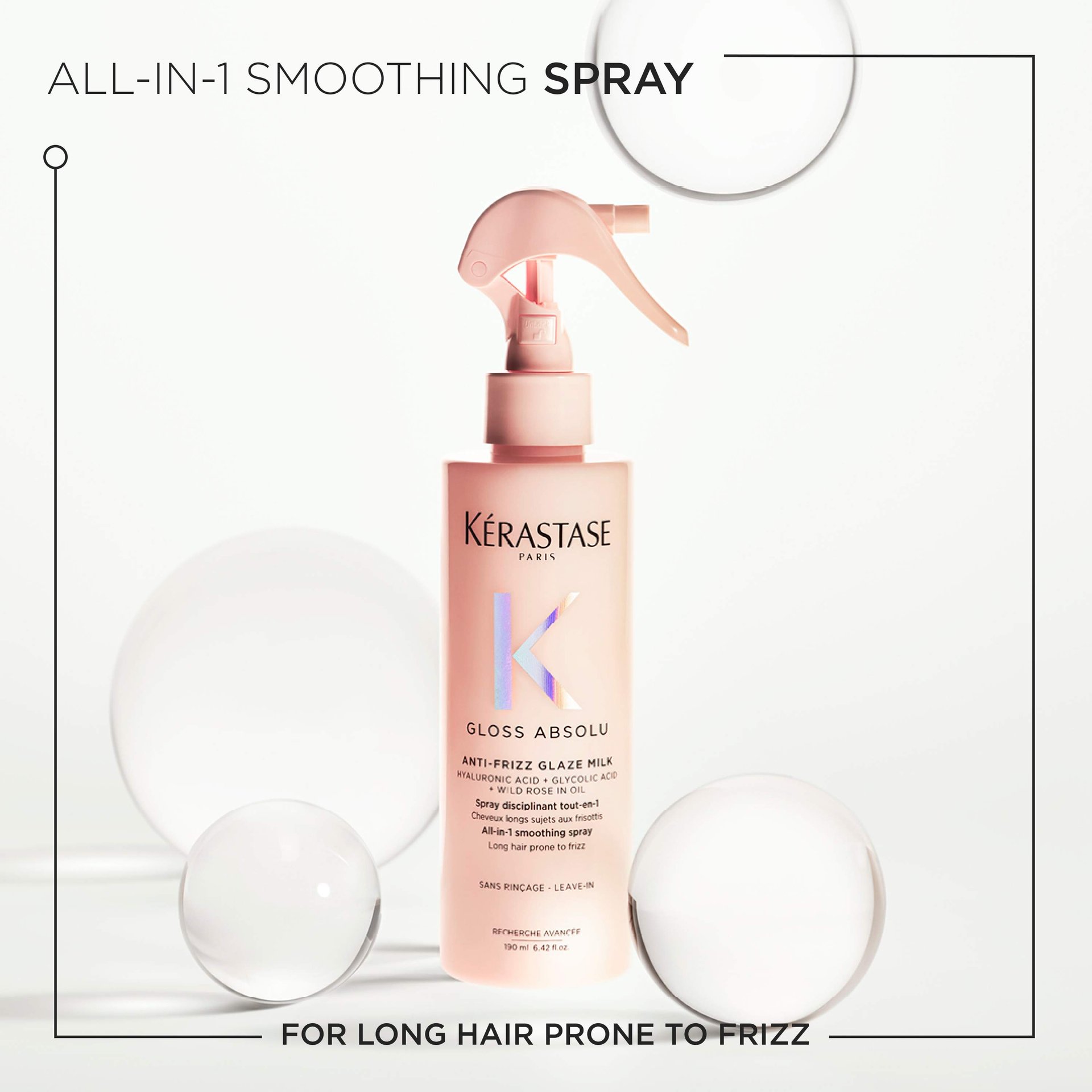 Anti-Frizz Glaze Çok Amaçlı Bakım Sütü Spreyi - Gloss Absolu